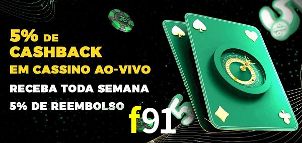 Promoções do cassino ao Vivo f91